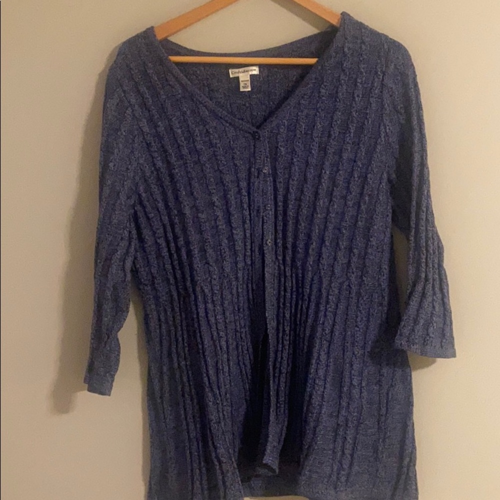 Button up sweater